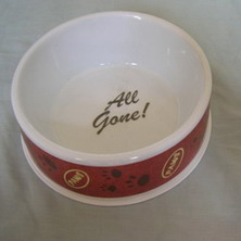 Melamine pet bowl